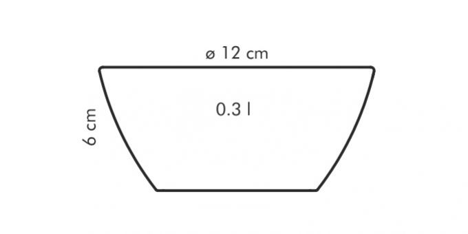 Kinekus Miska CREMA 12cm