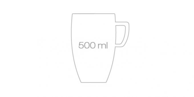 Kinekus Hrnček na kávu latte CREMA