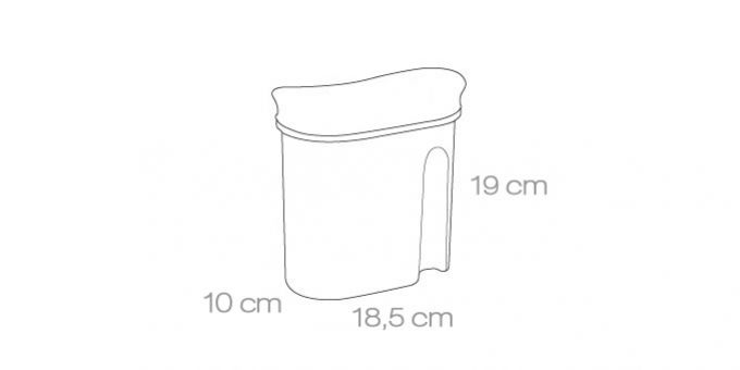 TESCOMA Dóza plastová 4 FOOD 1,5 L