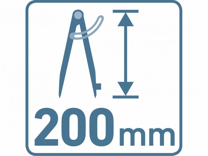 EXTOL PREMIUM Kružidlo s držiakom na ceruzku, 200 mm
