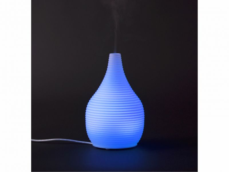 Kinekus Aroma difuzer Snow sklo 5W 90 ml Led multicolor