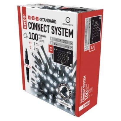 EMOS Záclona connect 100LED 1x2m IP44