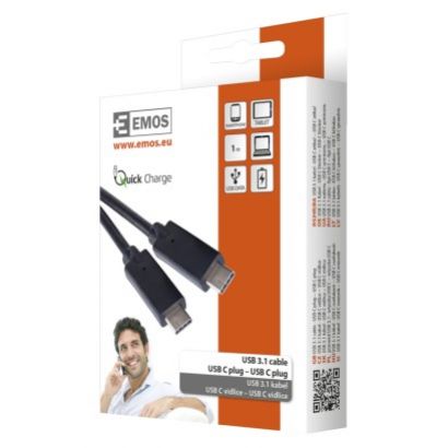 EMOS USB 3.1 C/M - USB 3.1 C/M 1M