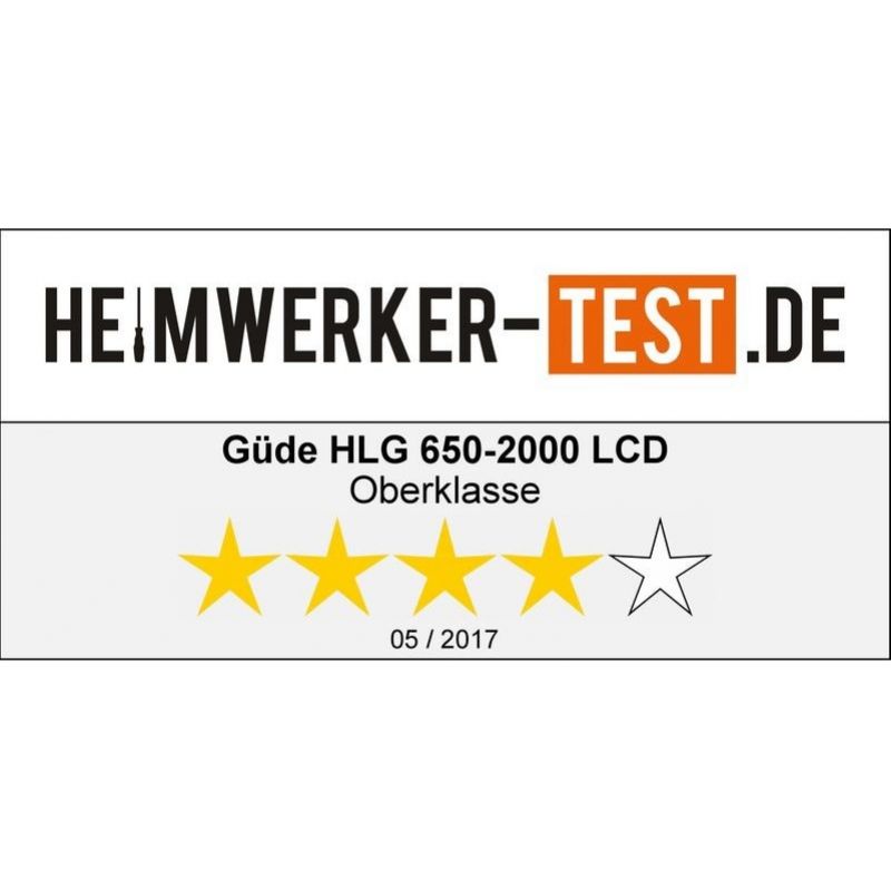 GÜDE Pištoľ teplovzdušna Güde HLG 650-2000 LCD