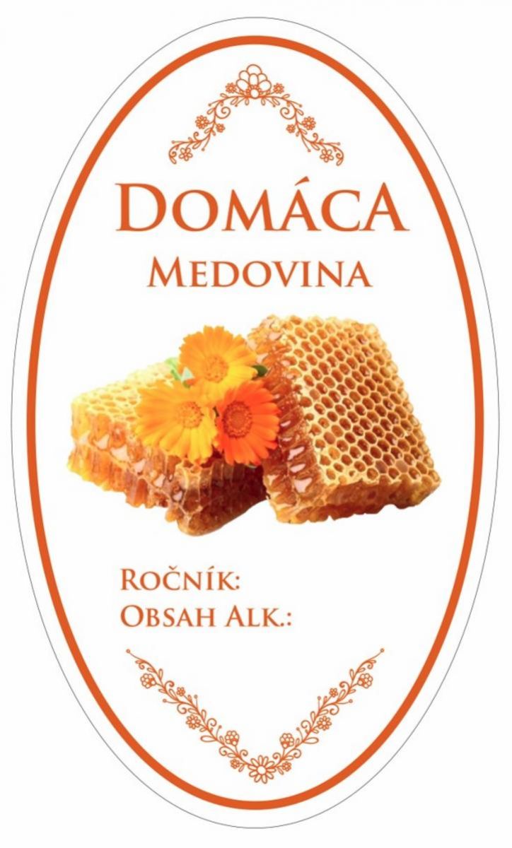 Kinekus Samolepka domáca MEDOVINA 16ks etikiet