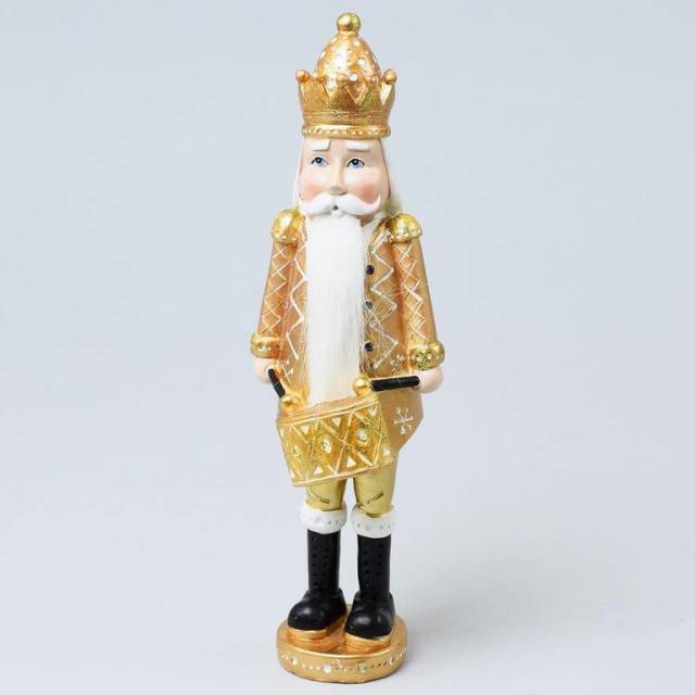 Kinekus Postavička kráľ 9,5x8x30 cm zlatý