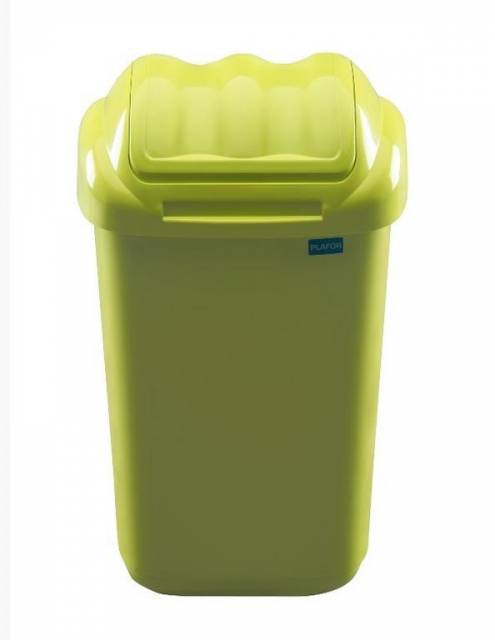 Kinekus Kôš na odpad preklápací 15 l, plastový, FALA 30, limetkovo zelený