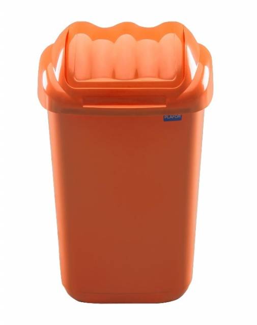 Kinekus Kôš na odpad preklápací 30 l, plastový, FALA 30 l, oranžový