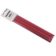 Kinekus Ceruzka tesárska HB 18cm, sada 3ks, červený povrch