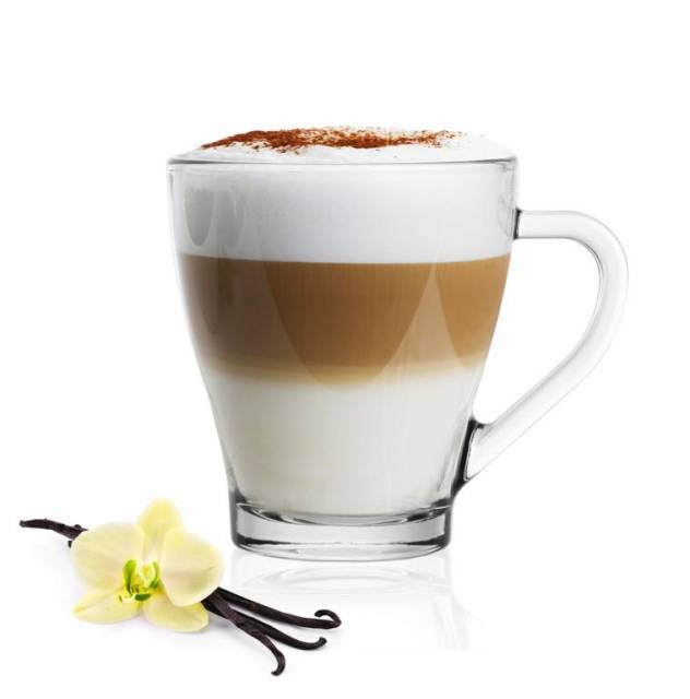 Kinekus Hrnček sklenený na kávu, cappuccino, 200 ml