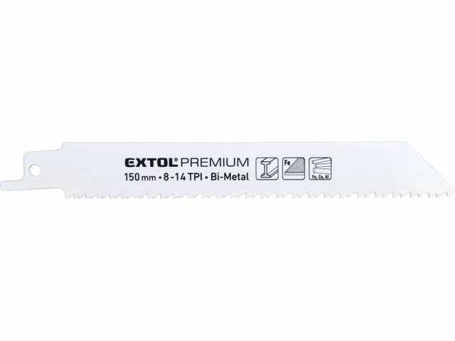 EXTOL PREMIUM Plátky pílové do chostovej píly 3ks,BiM,150x19x0,9mm 8806205