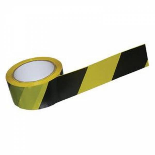 Kinekus Páska výstražná 50mmx66m PVC čierno-žltá, lepiaca