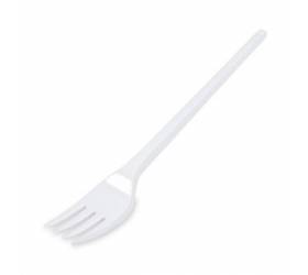Vidlička (PP) na viacnásobné použitie biela 18,5cm, 50ks