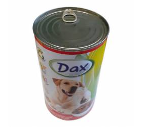 Krmivo konzerva DAX pes hovädzie 1,24kg