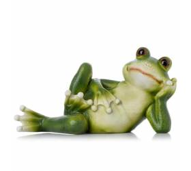 Postavička žaba 22,5x8,5x12,5 cm polyrezín