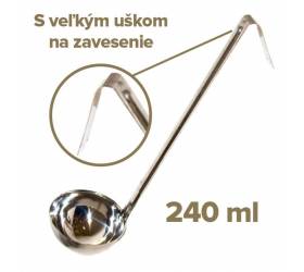 Naberačka kuchynská nerez 240 ml/10,2 cm dĺžka 37 cm