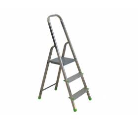 Rebrík, schodíky ALW 3-stupňový, jednostranný s plošinkou