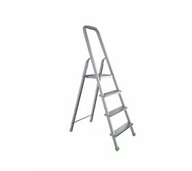 Rebrík, schodíky ALW 6-stupňový, jednostranný s plošinkou