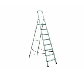 Rebrík, schodíky ALW 8-stupňový, jednostranný s plošinkou