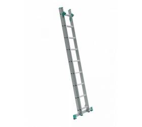 Rebrík hliníkový HOBBY 2x11, univerzálny, dvojdielny, výsuvný