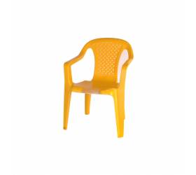 Stolička plastová BABY, žltá