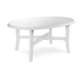 Stôl plastový DANUBIO biely