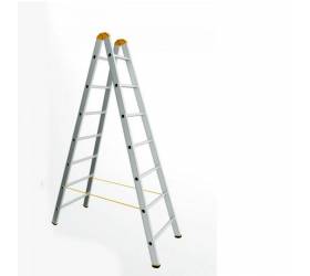Rebrík hliníkový PROFI 2x5, dvojdielny