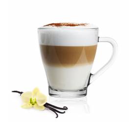 Hrnček sklenený na kávu, cappuccino, 200 ml