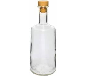 Fľaša sklo, 500 ml, vrchnák gumený