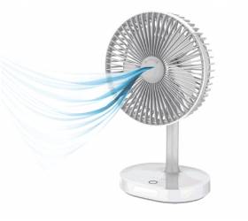 Ventilátor prenosný akumulátorový 19cm s batériou 3000mAh