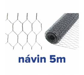 Pletivo šesťhranné HEX 13x13mm / 0,7x500 mm, 5m ZN GARDENKUS chovateľské