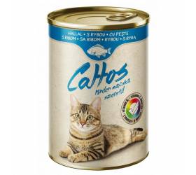 Konzerva/krmivo pre mačky CATTOS 415g, rybacia