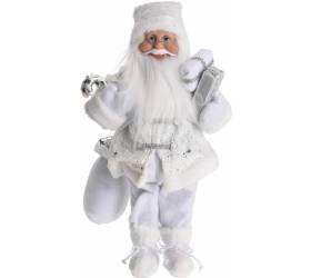 Postavička Santa 45 cm biely