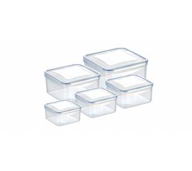 Dózy plastové FRESHBOX 5ks, štvorcová