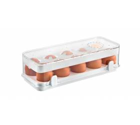 Dóza zdravá plastová do chladničky PURITY, 10 vajec
