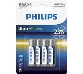 Batéria Philips ULTRA ALKALINE LR03-P4