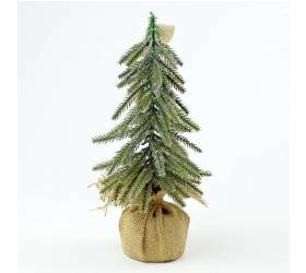 Stromček vianočný v jute 26 cm