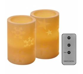VOSK. SVIE. 2×1LED 2x2AA D.OVL. IP20 T VNT