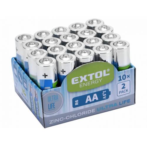 Batéria AA zink-chloridová 20ks, 1,5V