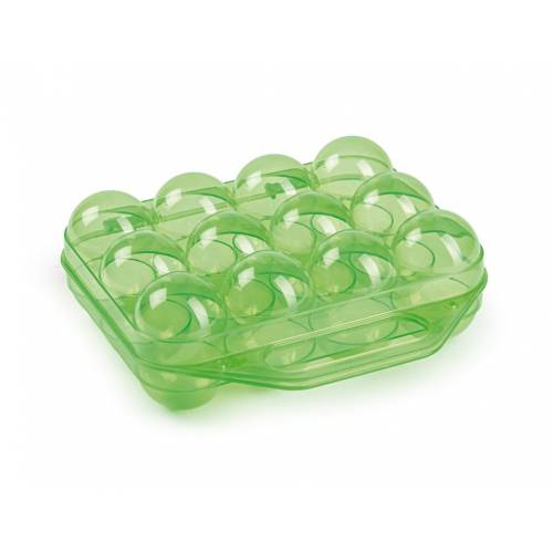 Obal na vajcia, na 12 kusov plastový zelený GAUN
