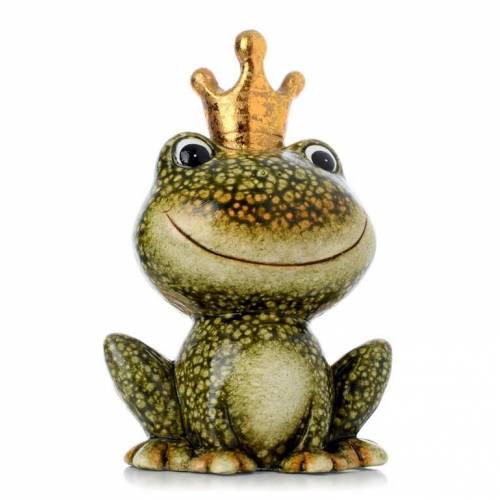 Postavička žaba 12,3x9x18 cm keramika