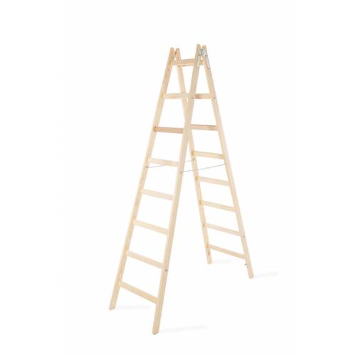 Rebrík drevený dvojitý 8 priečok