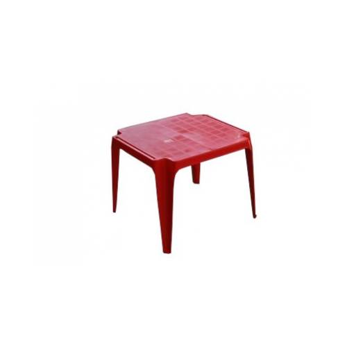 Stôl plastový, BABY, červený