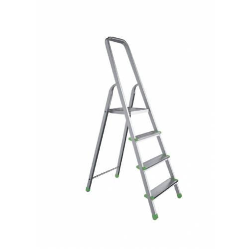 Rebrík, schodíky ALW 6-stupňový, jednostranný s plošinkou