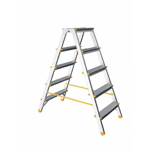 Schodíky, rebrík hliníkový 2x5, obojstranné