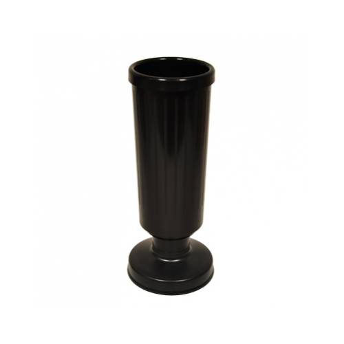 Váza na hrob 30cm čierna