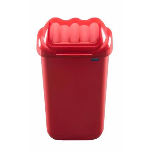 Kôš na odpad preklápací 15 l, plastový, FALA, červený