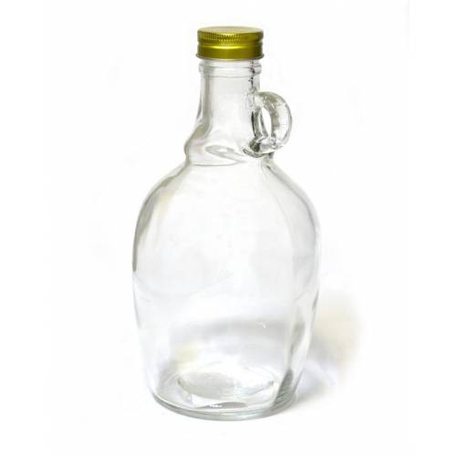 Fľaša s uzáverom + s uškom sklenená 1l GALON