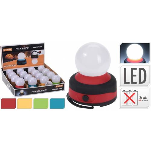 Lampa LED 80x95 mm kempovacie na batérie mix