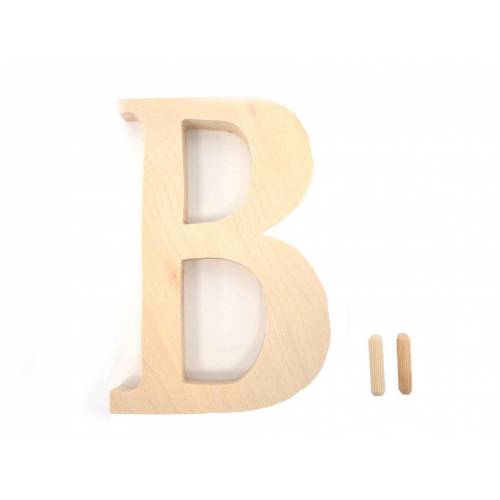 Čislo dom. drevené  pismeno  "B"